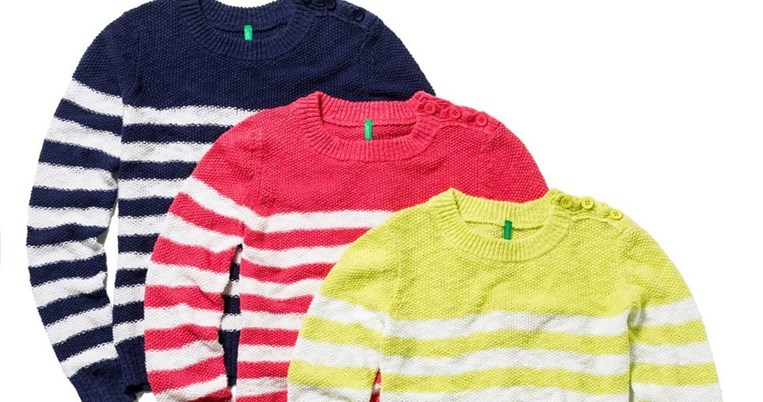 Strike στις Ανοιξιάτικες ρίγες κάνει η νέα συλλογή United Colors of Benetton 