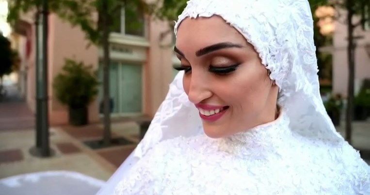 Τι συνέβη στη νύφη από τη Βηρυτό που βιντεοσκοπείτο την ώρα της έκρηξης
