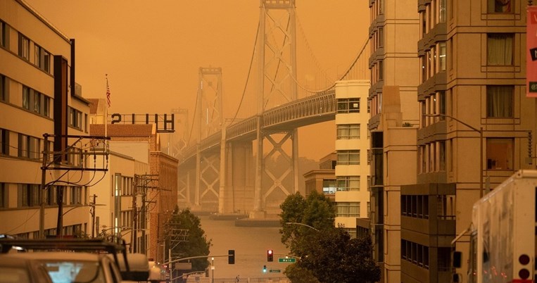 Αυτή είναι η εικόνα του 2020: Στο Σαν Φρανσίσκο δεν ξημέρωσε ποτέ. Φωτιές παντού στην Καλιφόρνια