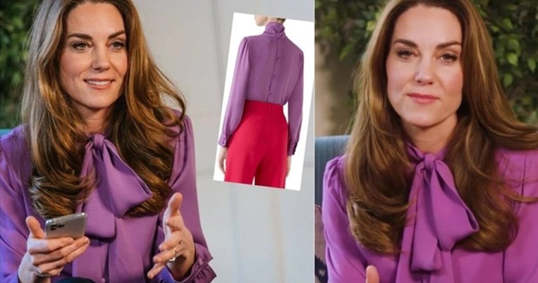 Η Κέιτ Μίντλετον φόρεσε ανάποδα τη μεταξωτή μπλούζα του οίκου Gucci γιατί έτσι της άρεσε περισσότερο