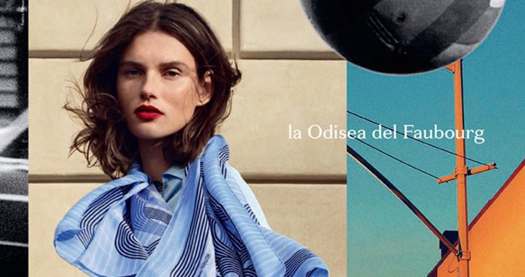 Με ένα ολάνθιστο μεταξωτό μαντίλι σε σχέδιο Ηλία Καφούρου τιμά ο Hermès την Ελληνική Επανάσταση