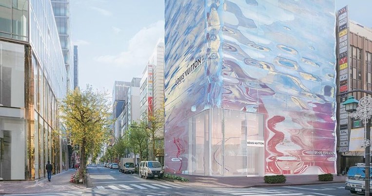 Σαν γιγαντιαίο ενυδρείο: Κατάστημα Louis Vuitton αλλάζει πρόσοψη και μεταμορφώνεται