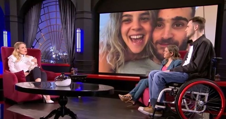 Στον γάμο του ο Νίκος έπαθε ένα ατύχημα που τον καθήλωσε σε καροτσάκι. Η Ανθή δεν έφυγε από πλάι του