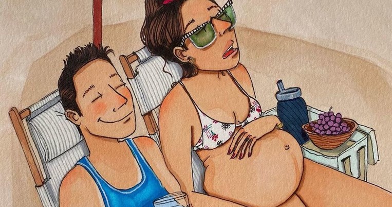 Πώς είναι στ’ αλήθεια να είσαι έγκυος: Εικονογράφος απαθανάτισε αυτό το ταξίδι χωρίς ωραιοποιήσεις