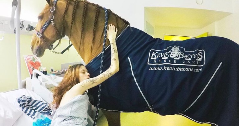 Δόκτωρ Πεγιό: Άλογο θεραπείας παρηγορεί ασθενείς σε τερματικό στάδιο