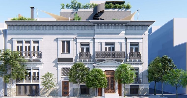 To επιβλητικό νεοκλασικό της Έλλης Λαμπέτη στο Κολωνάκι, μετατρέπεται σε ξενοδοχείο