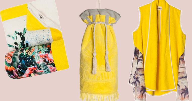 Τα ηλιόλουστα, χνουδωτά ελληνικά πετσετέ της παραλίας λέγονται Sun of a Beach