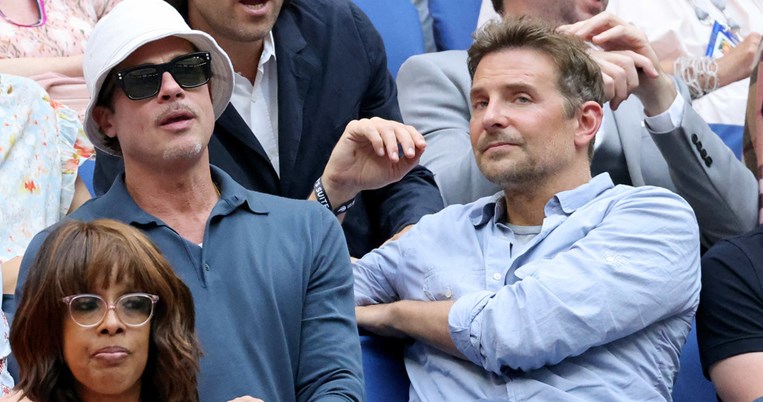 Η φωτογραφία της ημέρας: Μπραντ Πιτ και Μπράντλεϊ Κούπερ στο US Open