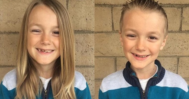 7χρονο αγόρι μάκρυνε τα μαλλιά του για να τα χαρίσει σε καρκινοπαθείς, αλλά νόσησε κι εκείνο