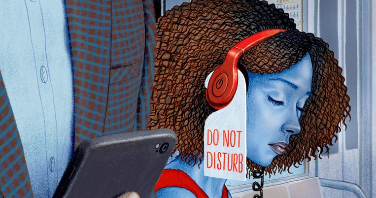 Το νέο φαινόμενο «ακουστικά χωρίς ίχνος μουσικής» είναι η ταμπέλα «μη με ενοχλείτε»