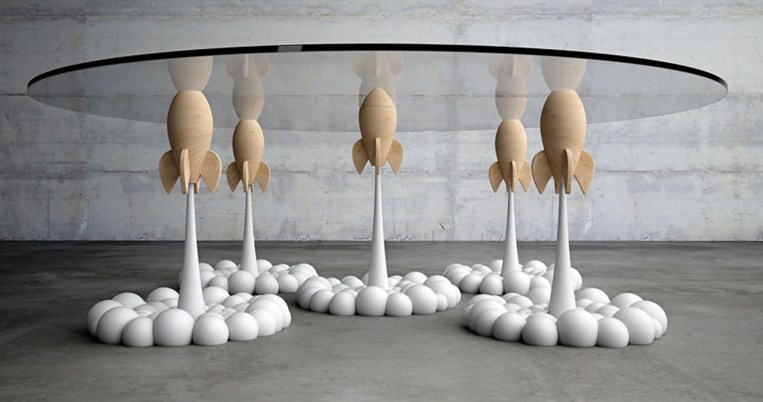 Rocket Coffee Table: Το νέο τραπέζι που σχεδίασε ο Στέλιος Μούσαρρης