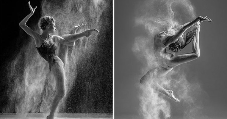 Το μεγαλείο του χορού μέσα από εκρηκτικά πορτρέτα πασπαλισμένα με αλεύρι 