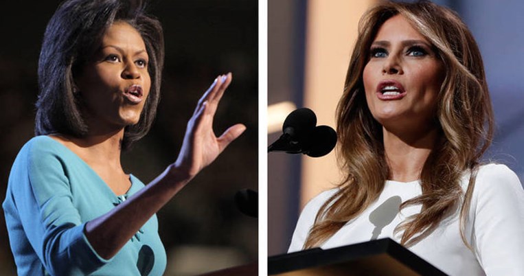 H Mελάνια Τραμπ αντέγραψε την ομιλία της Μισέλ Ομπάμα και η Αμερική κοιτάζει άναυδη