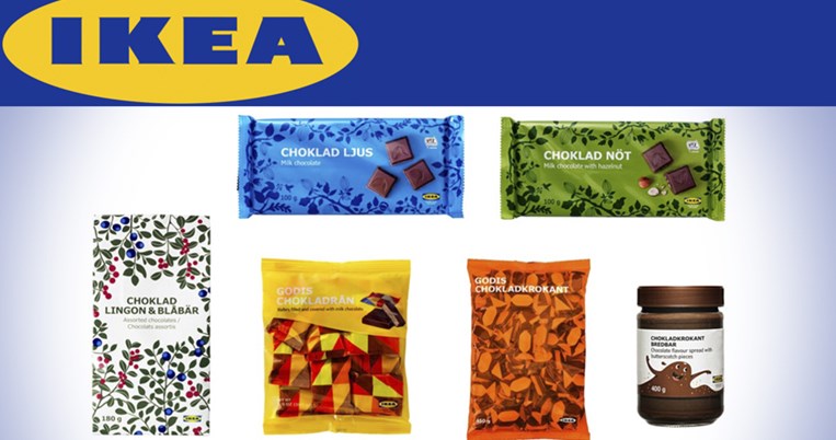 H IKEA ανακαλεί για προληπτικούς λόγους έξι σοκολατοειδή προϊόντα