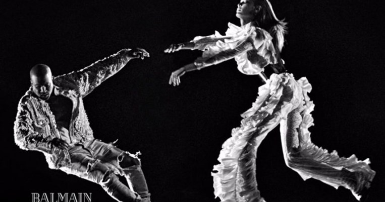 To νέο βίντεο κλιπ του Kanye West για τον οίκο Balmain είναι ό,τι πρέπει να δεις σήμερα