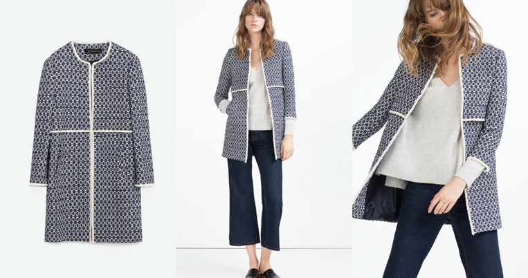 Φρενίτιδα με το μπλε παλτό από τα ZARA που φοράνε όλες οι γυναίκες στο Λονδίνο