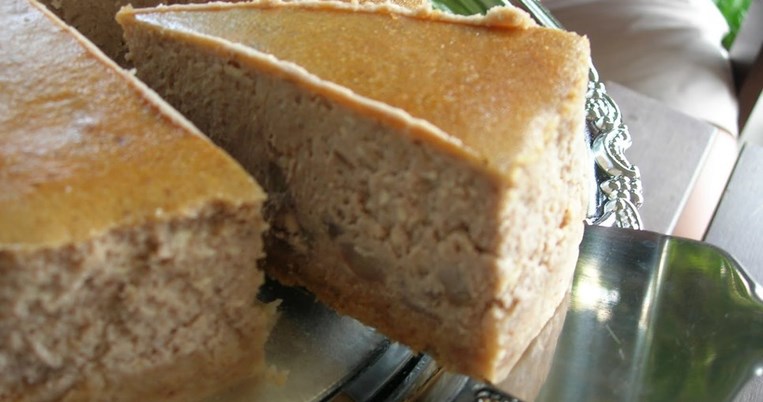 To cheesecake του χειμώνα γίνεται με κάστανα. Απαλή υφή, μεστή γεύση