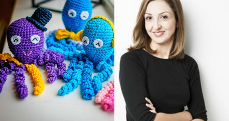 Η Κέλλυ Σώκου και τα πλεκτά χταπόδια στον αγώνα ευαισθητοποίησης για την προωρότητα