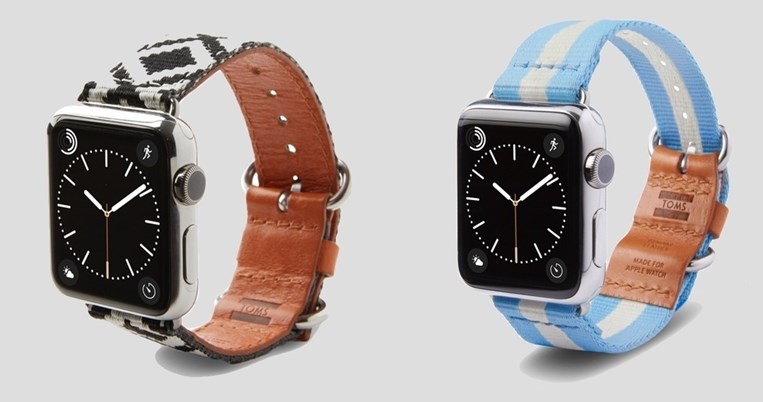 Τα νέα λουράκια της TOMS για το Apple Watch, φέρνουν φως εκεί που δεν υπάρχει