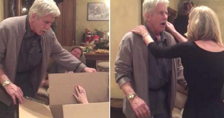 H απίστευτα συγκινητική χριστουγεννιάτικη έκπληξη που έκανε μία κόρη στον πατέρα της 