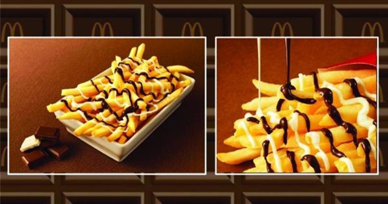Tα McDonald's λανσάρουν για πρώτη φορά τηγανητές πατάτες με σοκολάτα και μας μπερδεύουν τελείως