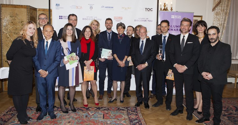 Μια λαμπερή βραδιά με τους νικητές των Βραβείων Study UK Alumni Awards στην Ελλάδα