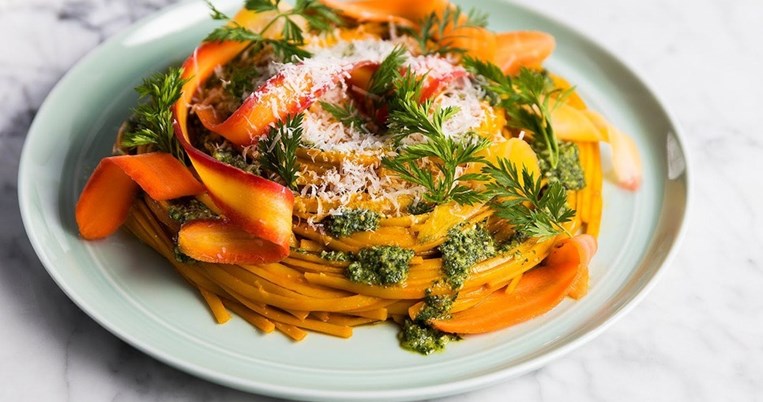 To φανταζόσουν ότι τα σπαγγέτι με σάλτσα καρότου θα ήταν τόσο νόστιμα;