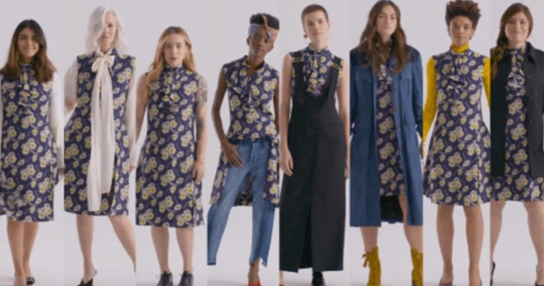 10 γυναίκες φοράνε ακριβώς το ίδιο φόρεμα με διαφορετικό τρόπο