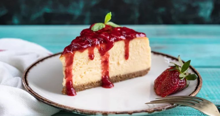 Cheesecake χωρίς γάλα και κρέμα τυριού