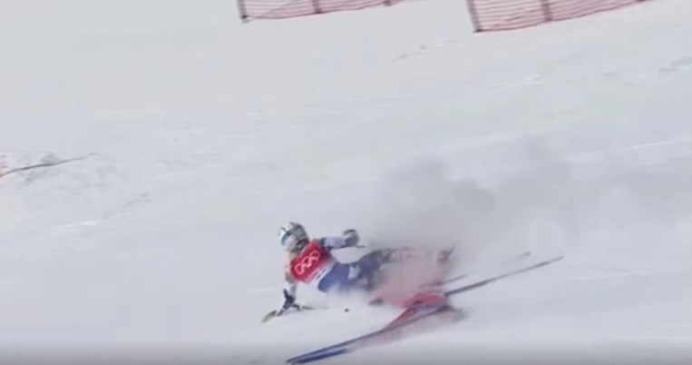 Χειμερινοί Ολυμπιακοί Αγώνες: Η τρομακτική πτώση της Ελληνίδας σκιέρ Μαρίας - Ελένης Τσιόβολου 