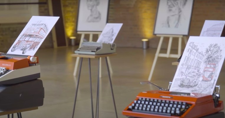 Πορτρέτα φτιαγμένα με γραφομηχανή