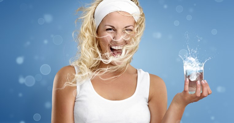 woman ice