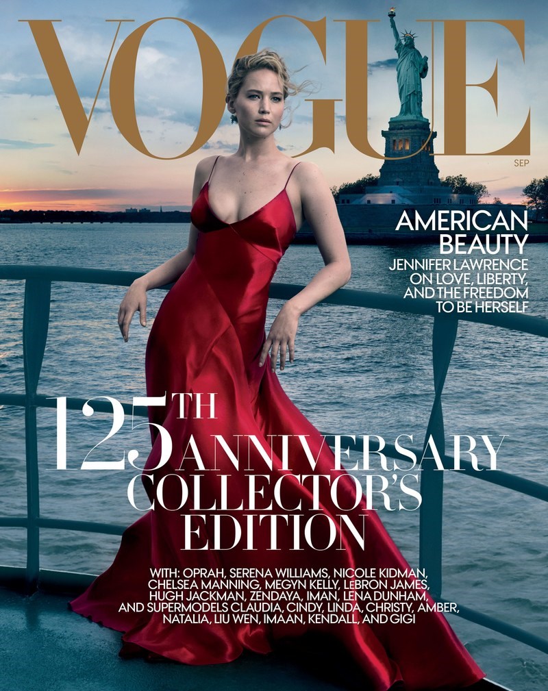 Το αστείο παρασκήνιο της φωτογράφισης της Τζένιφερ Λόρενς για το τεύχος Σεπτεμβρίου της Vogue 