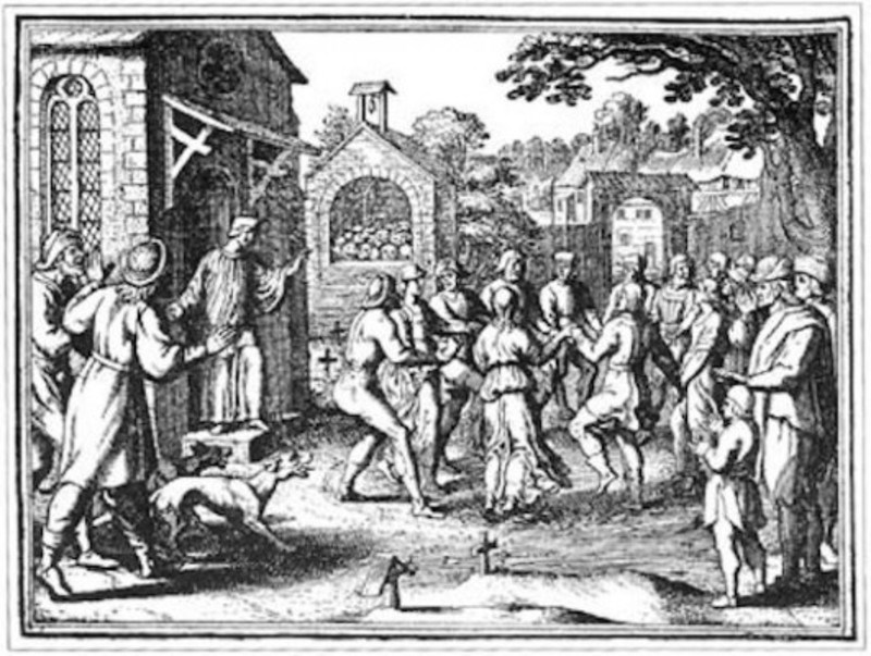 Χορευτική πανώλη: Όταν εκατοντάδες άνθρωποι πέθαναν χορεύοντας τον Ιούλιο του 1518