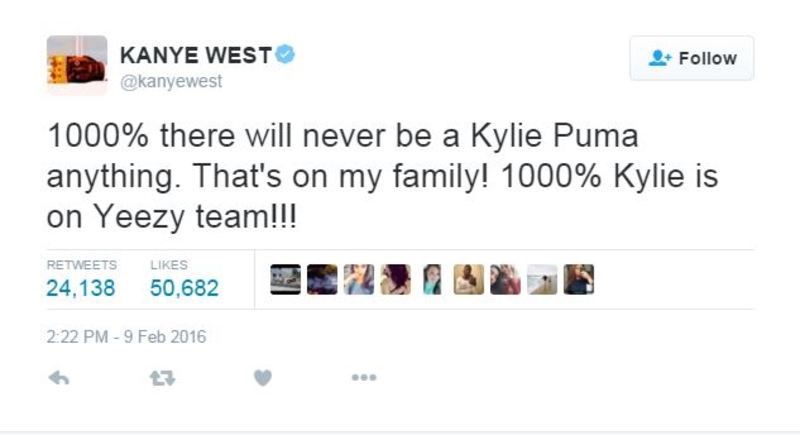 Η Kylie Jenner συνεργάζεται με την Puma διαψεύδοντας τις δηλώσεις του Kanye West 