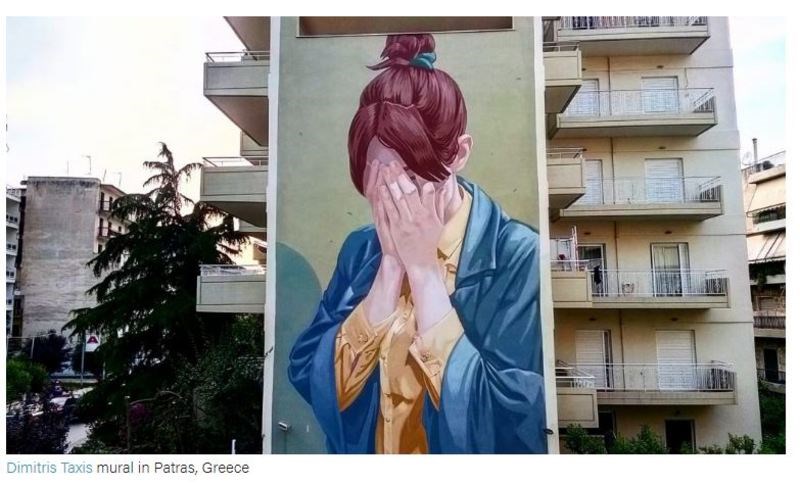 Δύο mural σε τοίχους της Πάτρας ανάμεσα στα καλύτερα του κόσμου για το 2018