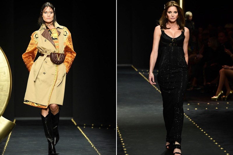 45 η μία, 50 η άλλη: Τα δύο λαμπερά μοντέλα που περπάτησαν στην πασαρέλα του οίκου Versace