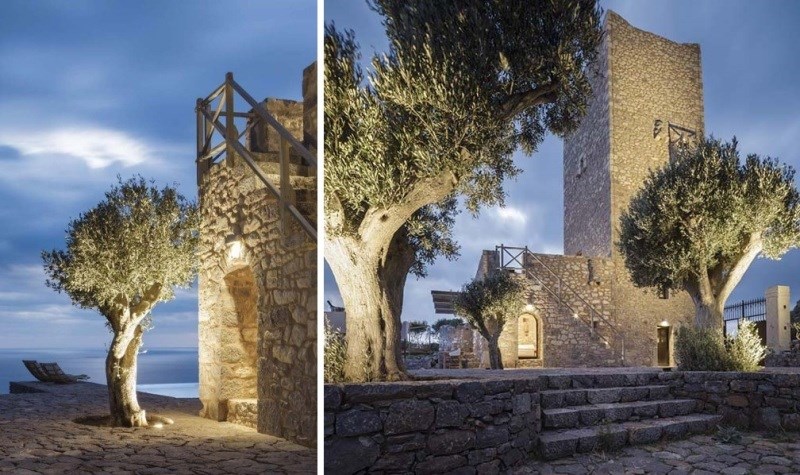 Η εντυπωσιακή μεταμόρφωση ενός ρημαγμένου μεσαιωνικού πύργου στη Μάνη σε ξενώνα υψηλών προδιαγραφών