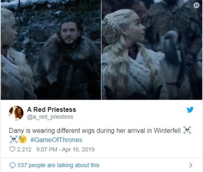 Το μεγάλο λάθος με τα μαλλιά της Khaleesi στο Game of Thrones δεν το πρόσεξαν παρά ελάχιστοι