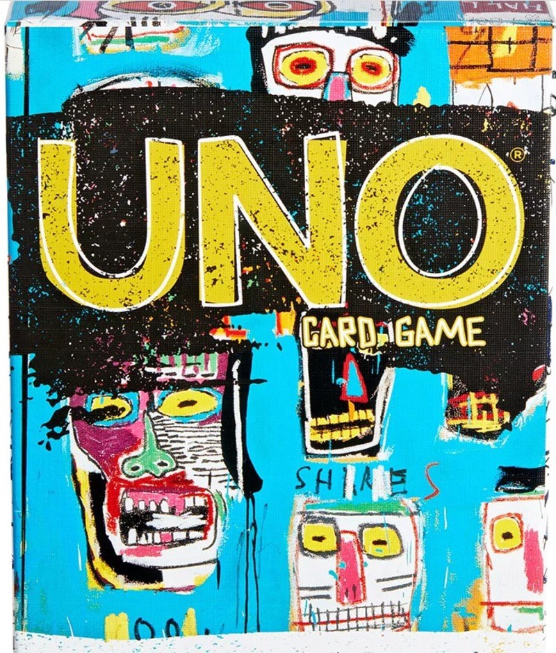 To επιτραπέζιο παιχνίδι Uno μεταμορφώνεται σε έργο τέχνης με σκίτσα του Jean-Michel Basquiat