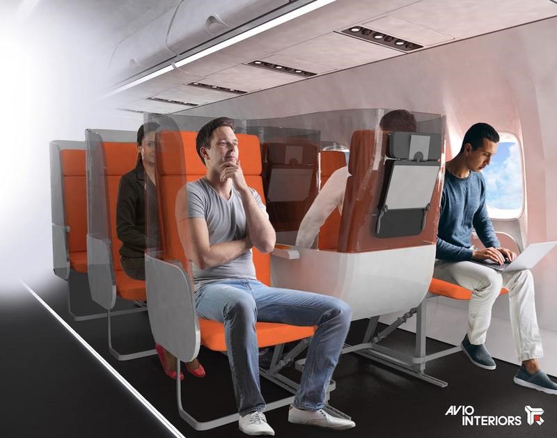 H ζωή μετα τον κορονοϊό: Έτσι θα ανακατασκευαστεί το εσωτερικό των αεροπλάνων για ασφαλείς πτήσεις
