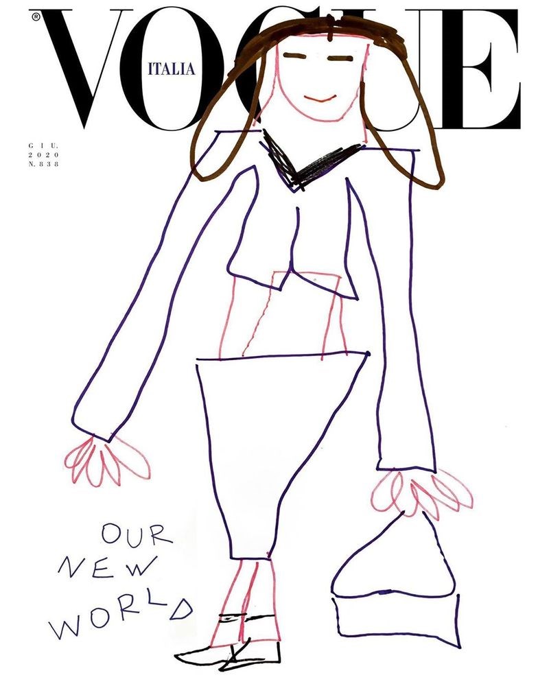 «Είναι τα μεγαλύτερα θύματα της πανδημίας»: Οκτώ παιδιά σχεδιάζουν τα εξώφυλλα της ιταλικής Vogue