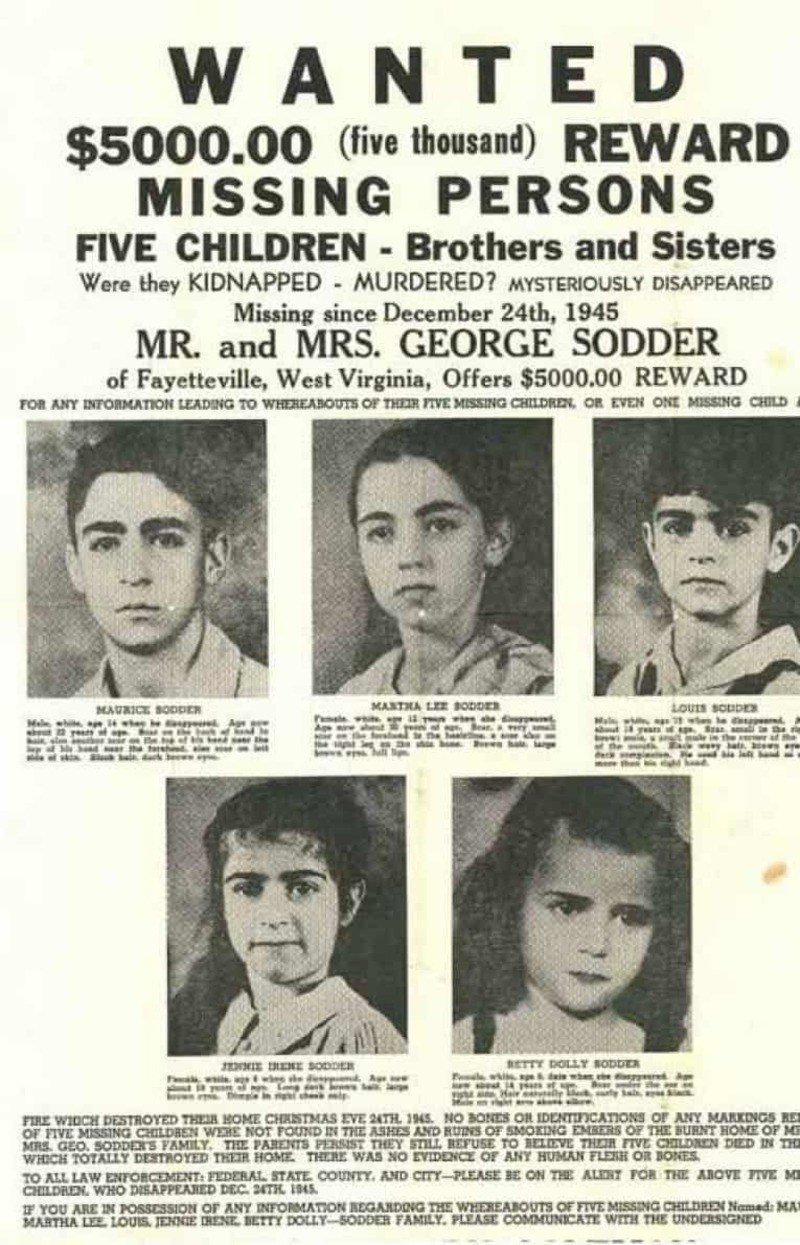 Τα 5 παιδιά της οικογένειας Σόντερ που εξαφανίστηκαν υπό σκοτεινές συνθήκες και δεν γύρισαν ποτέ