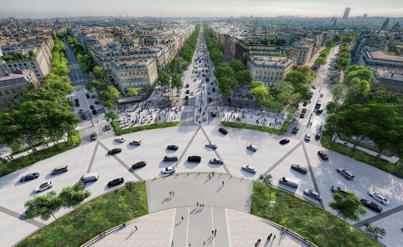 Το Παρίσι καταπράσινο: Τα Ηλύσια Πεδία γίνονται τεράστιος, πανέμορφος αστικός κήπος 