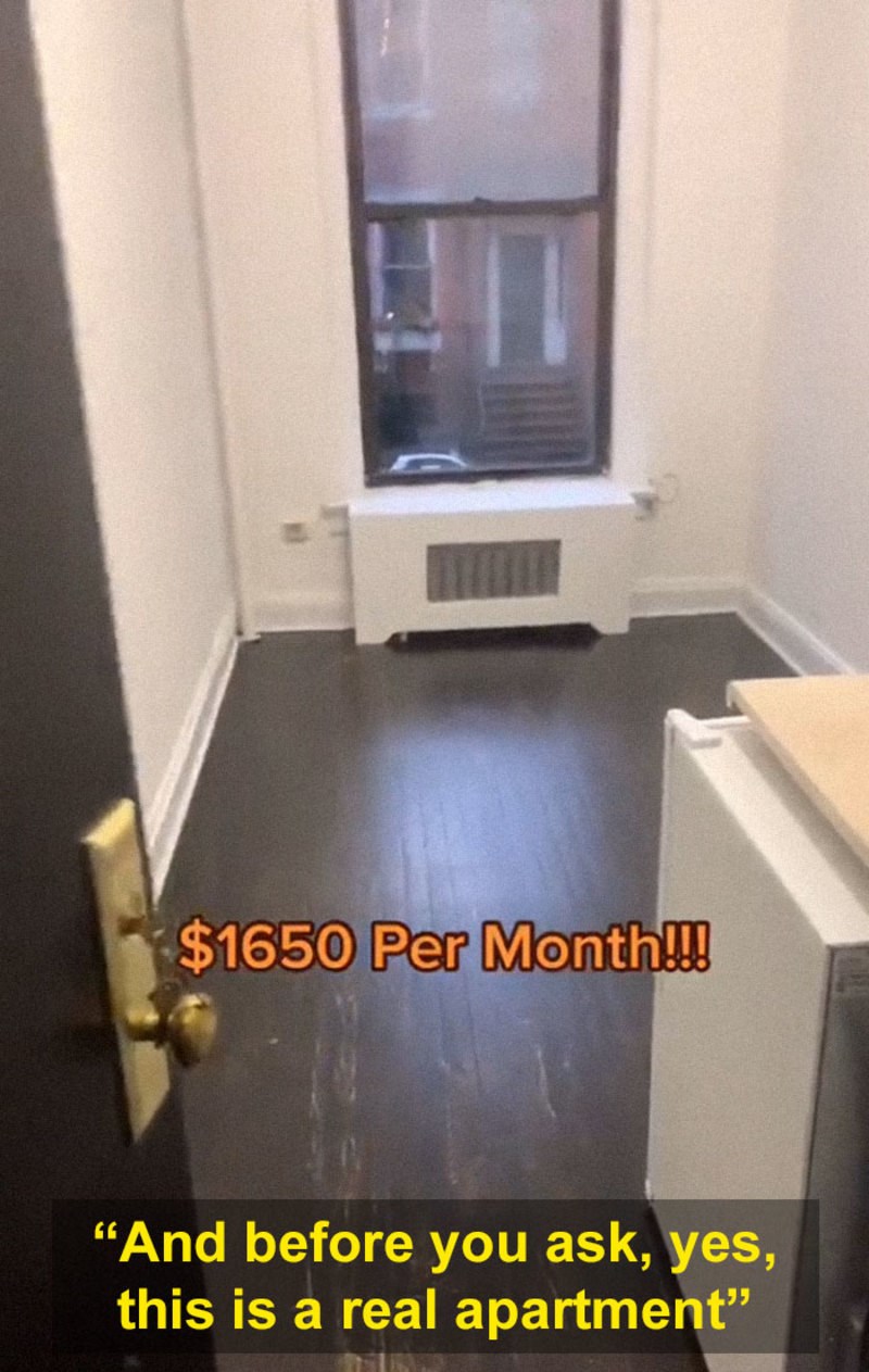 Είναι αυτό το χειρότερο διαμέρισμα σε όλη τη Νέα Υόρκη; Κοστίζει εξωφρενικά και δεν χωράει τίποτα