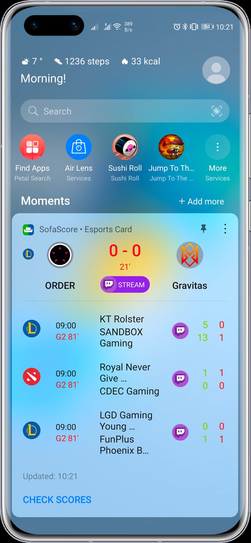 Το Esports τώρα διαθέσιμο σε smartphones μέσω του Huawei Assistant! 