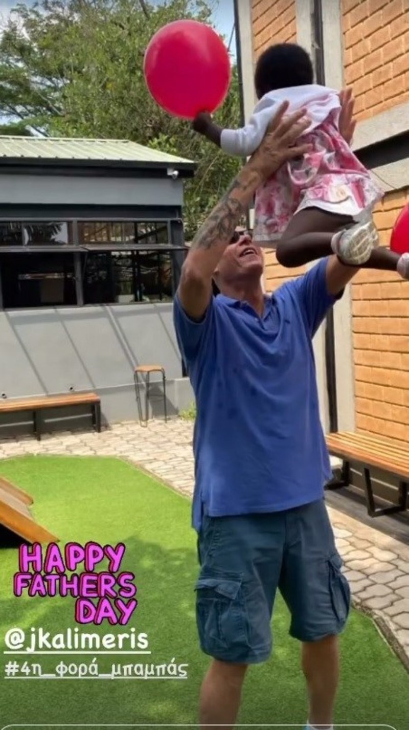 «Happy Father’s day. Για 4η φορά μπαμπάς»: Η φωτογραφία της Κοντοβά με τον Καλημέρη και τη μικρή Ada