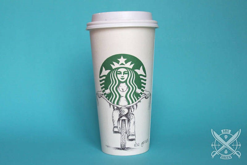 «Η Κρυφή Ζωή της Σειρήνας των Starbucks» διά χειρός μιας Μεξικάνας illustrator