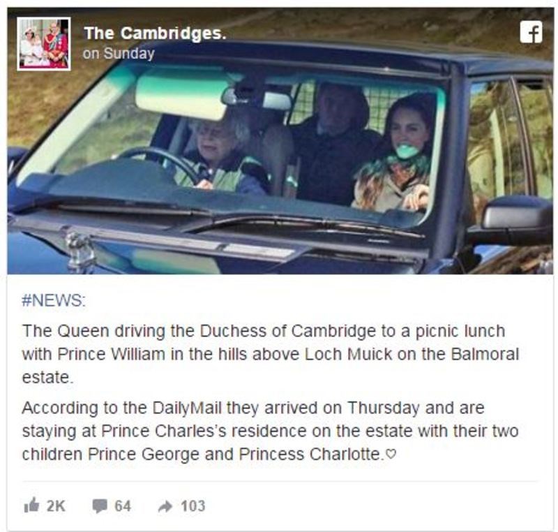 H βασιλική οικογένεια πάει για πικ νικ, η έκπληξη όμως βρίσκεται στη θέση του οδηγού