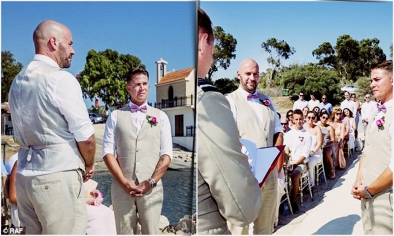 Ο πρώτος gay γάμος σε στρατιωτική βάση στην Κύπρο κάνει το γύρο του κόσμου